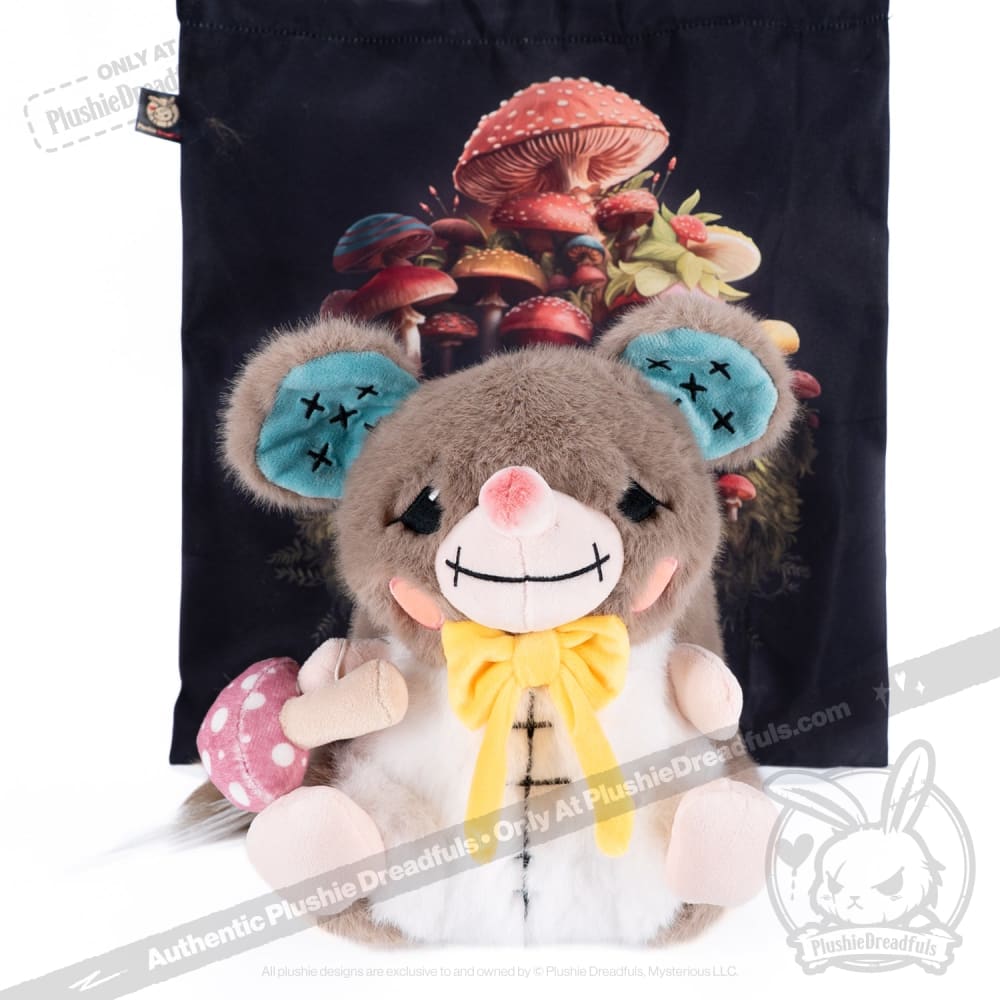 Victorian Style McGee's Dormouse Plush Toy - Cute Stuffed Animal for Kids & Collectors | Perfect for Nursery Decor, Gift Giving & Themed Parties