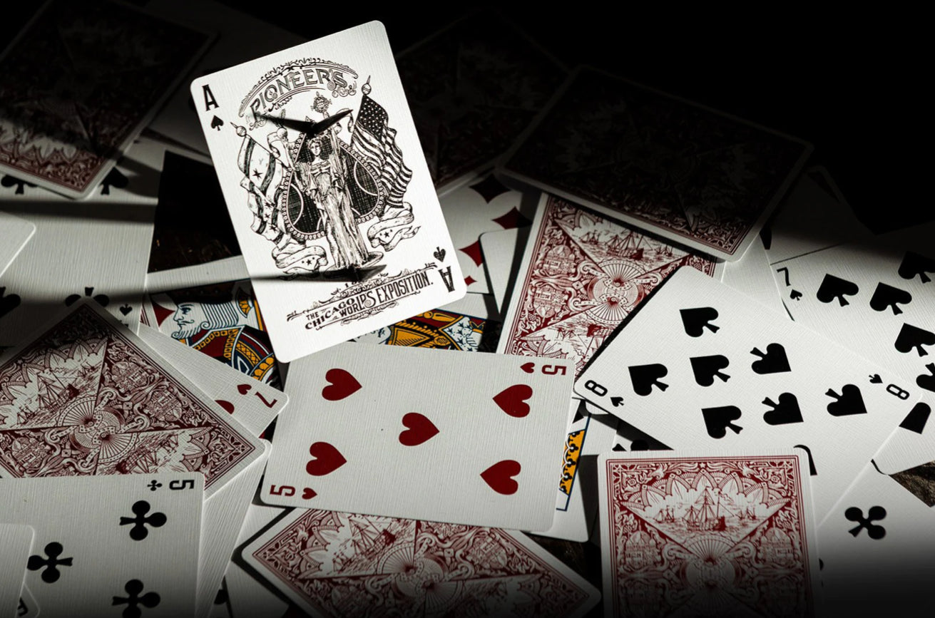 Pioneers Playing Cards - Premium Quality Poker Cards for Adults & Kids - Perfect for Poker Nights, Magic Tricks & Family Game Nights