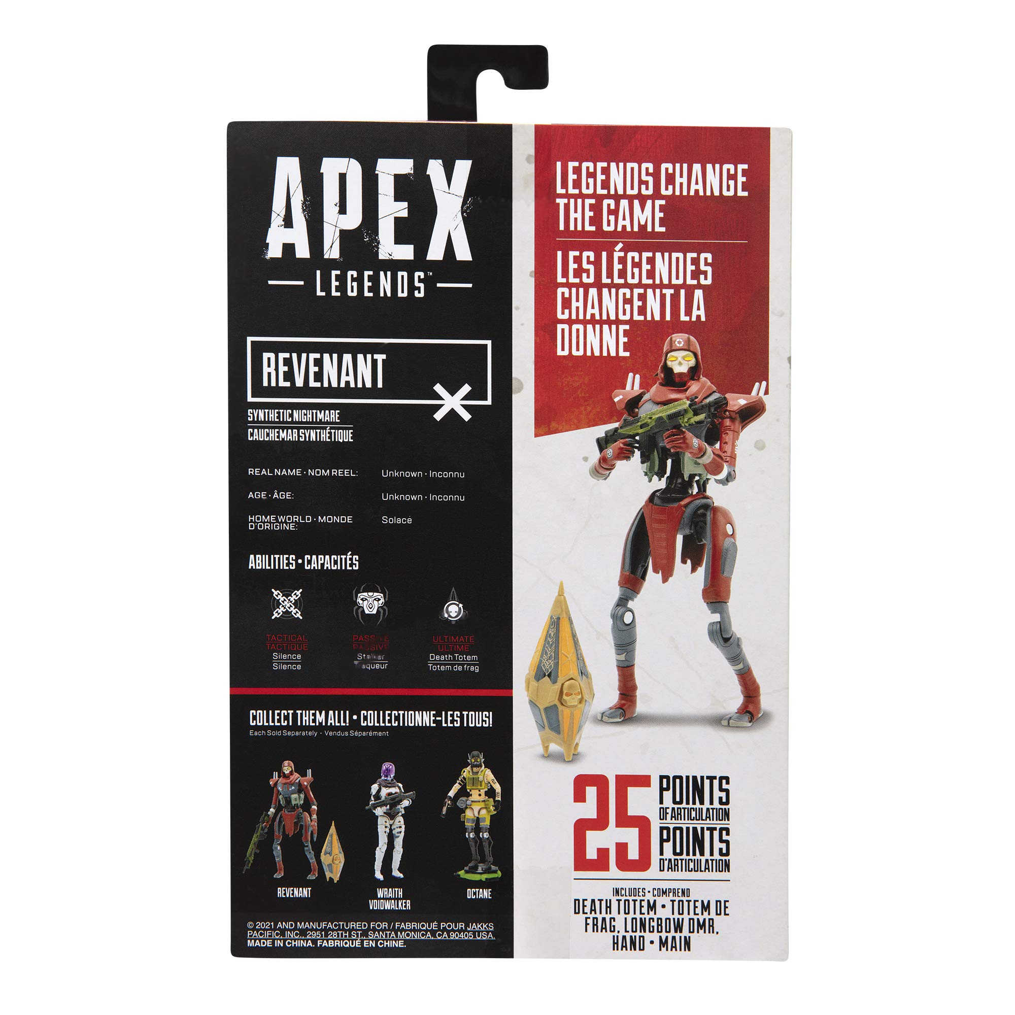 Disney APEX Legends Revenant 407174 Action Figure - Collectible Gaming Character Model for Display & Gifts | Perfect for Fans, Gamers & Collectors