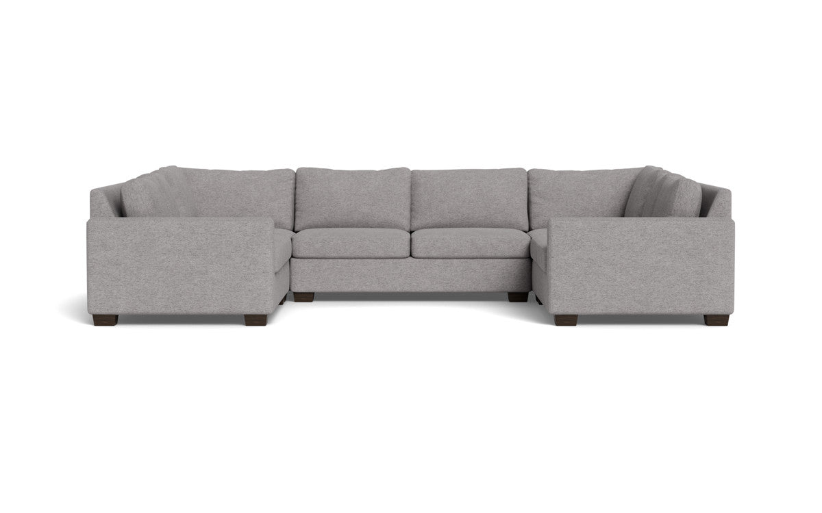 Track 141 Corner Sleeper Sofa U Sectional - Modern L-Shaped Convertible Couch Bed with Storage | Perfect for Small Spaces, Guest Rooms & Apartments