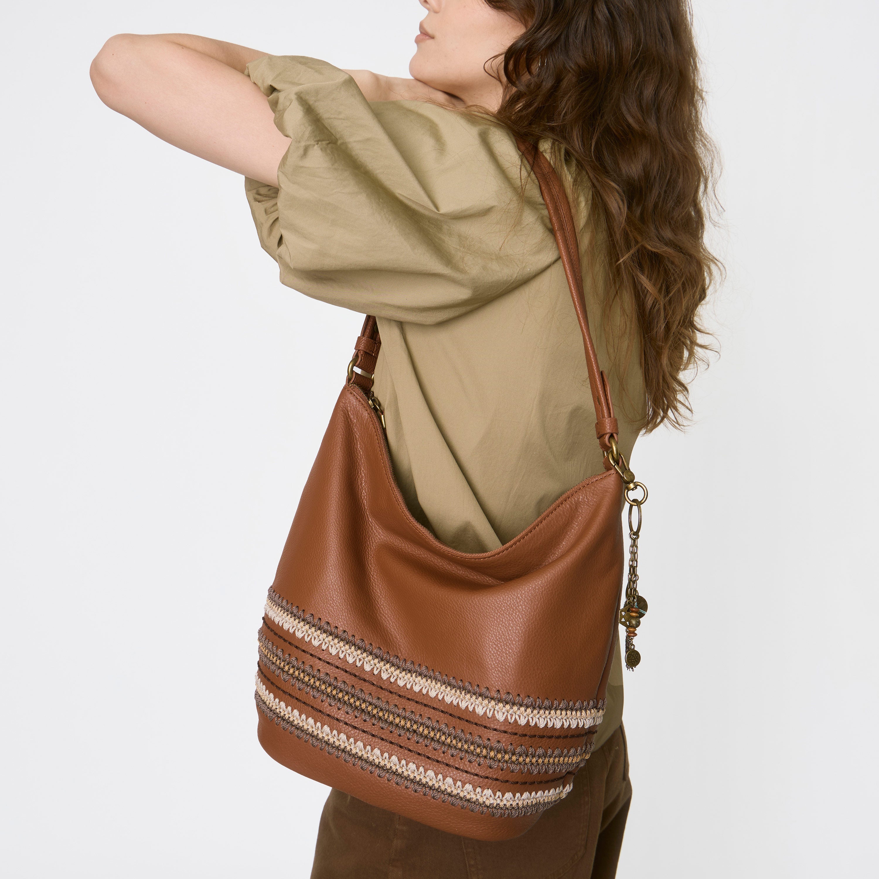 Sequoia Hobo Leather Handbag - Tobacco Neutral Seminyak Style - Perfect for Work, Travel & Everyday Use