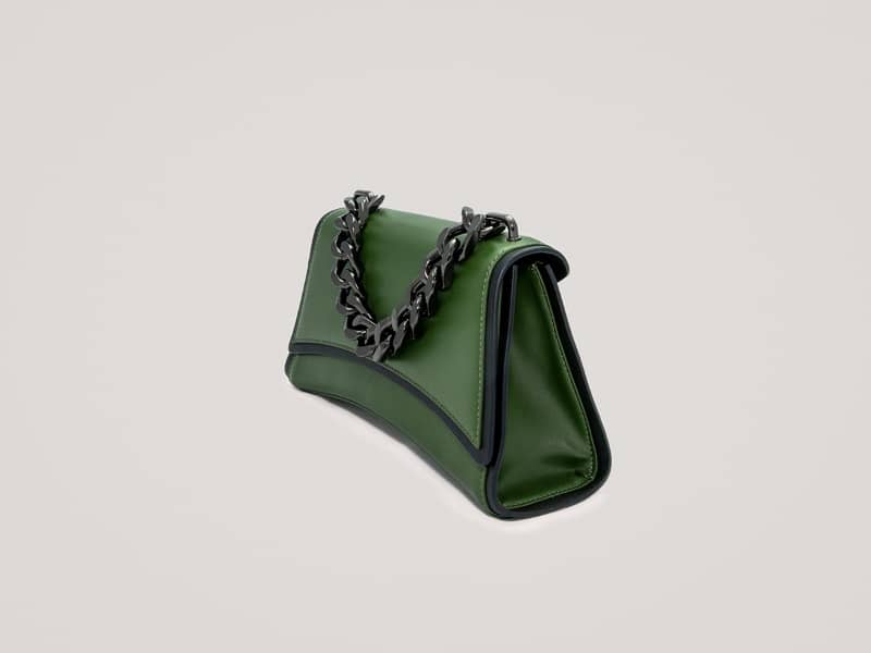 Vegan Cactus Leather Crossbody Bag for Women | Eco-Friendly Green Helen Handbag | Perfect for Casual Outings, Travel, and Everyday Use