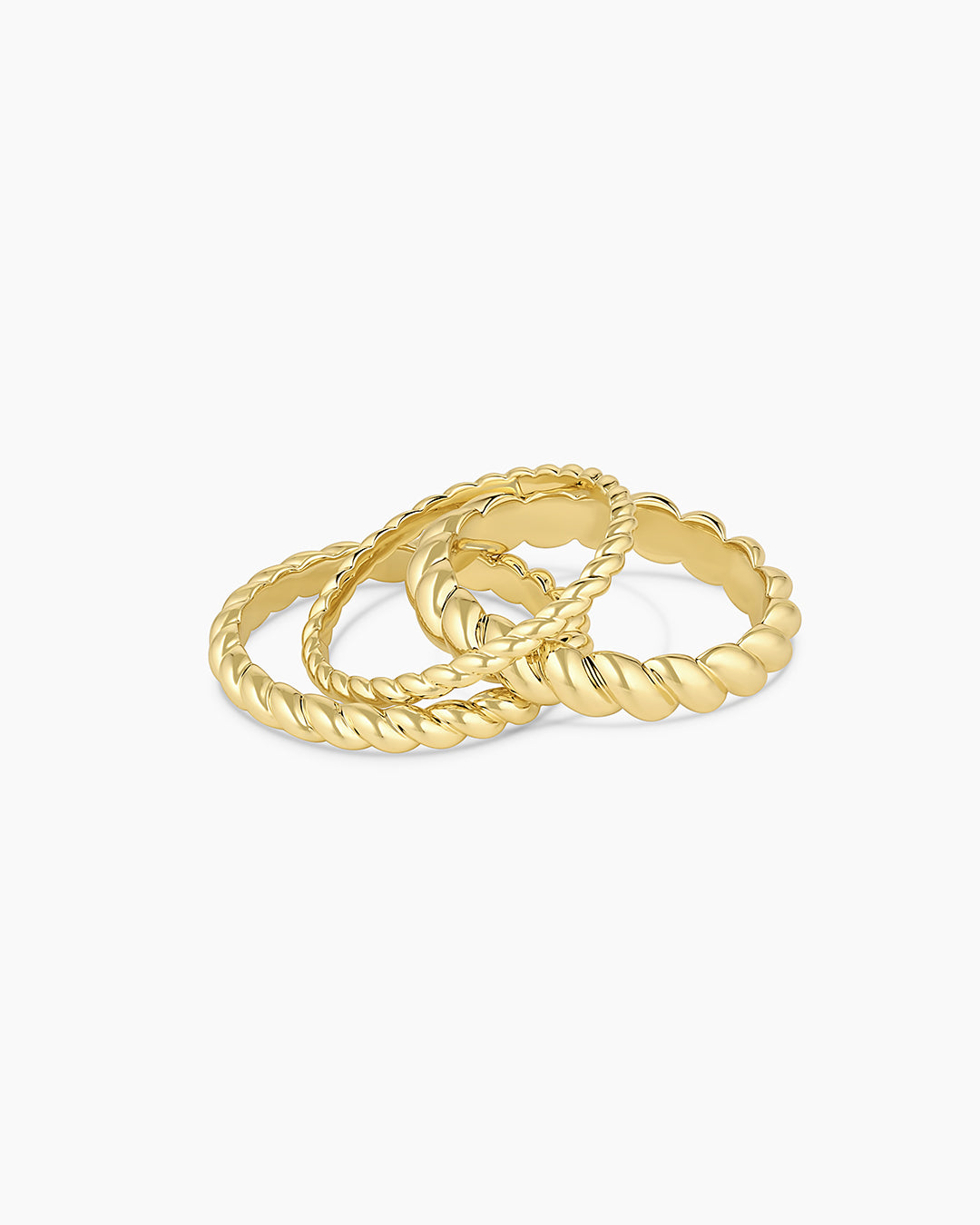 Sterling Silver Crew Ring Set for Men & Women - Minimalist Stackable Rings for Everyday Wear, Gift for Couples, Friends, and Family - Perfect for Casual, Work, and Special Occasions