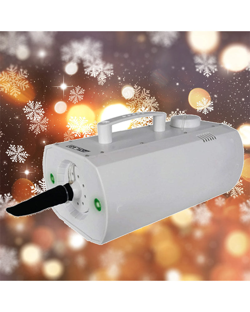 420W Snow Machine with LED Wash Light - Professional Party Snow Effect for Winter Events, DJ Shows, and Holiday Celebrations