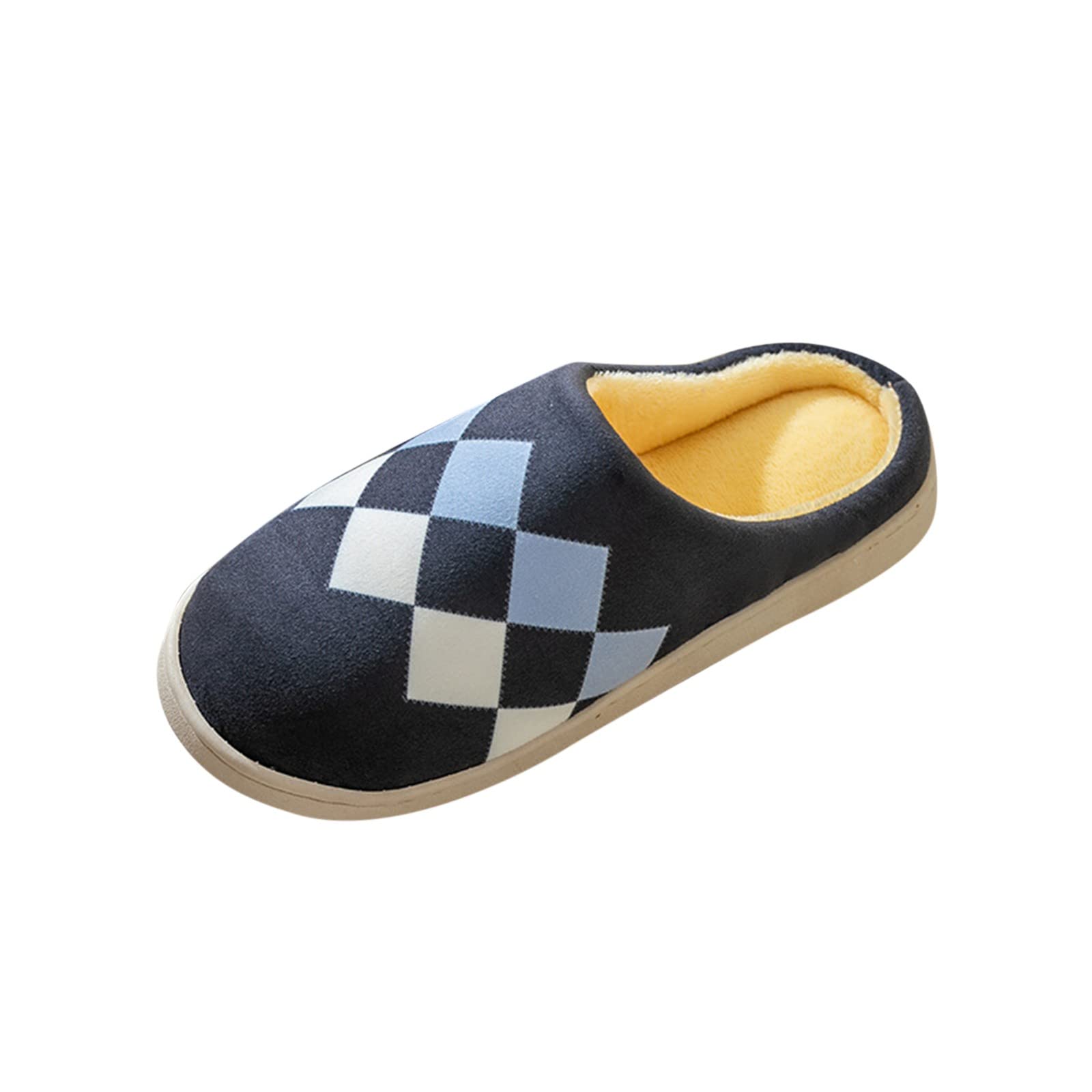 Women's Soft Plush Slip-On House Slippers - Fuzzy Indoor/Outdoor Comfort Shoes for Relaxing at Home, Lounging & Quick Errands