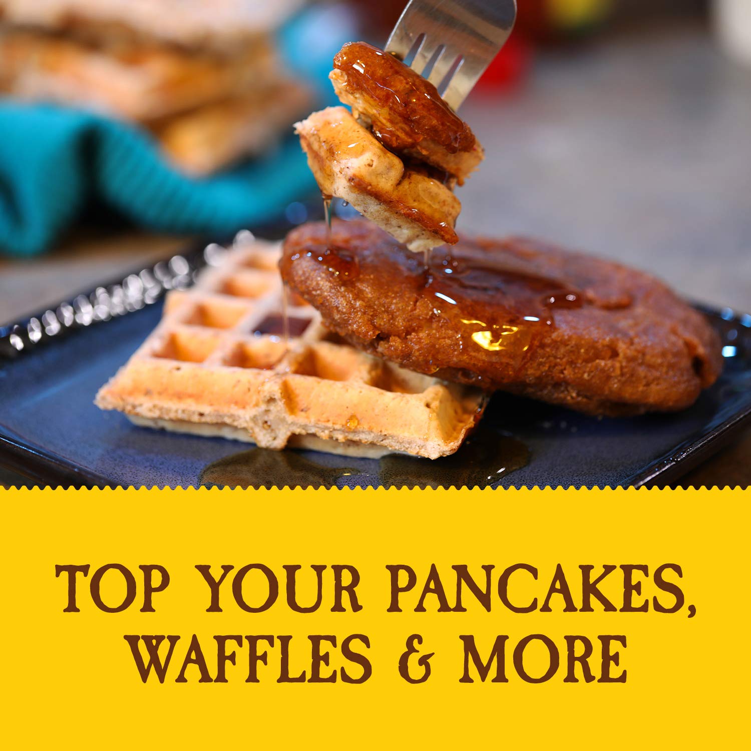Log Cabin Butter Rich Syrup - 24 oz Bottle for Pancakes, Waffles & French Toast | Perfect Breakfast Syrup for Family & Brunch
