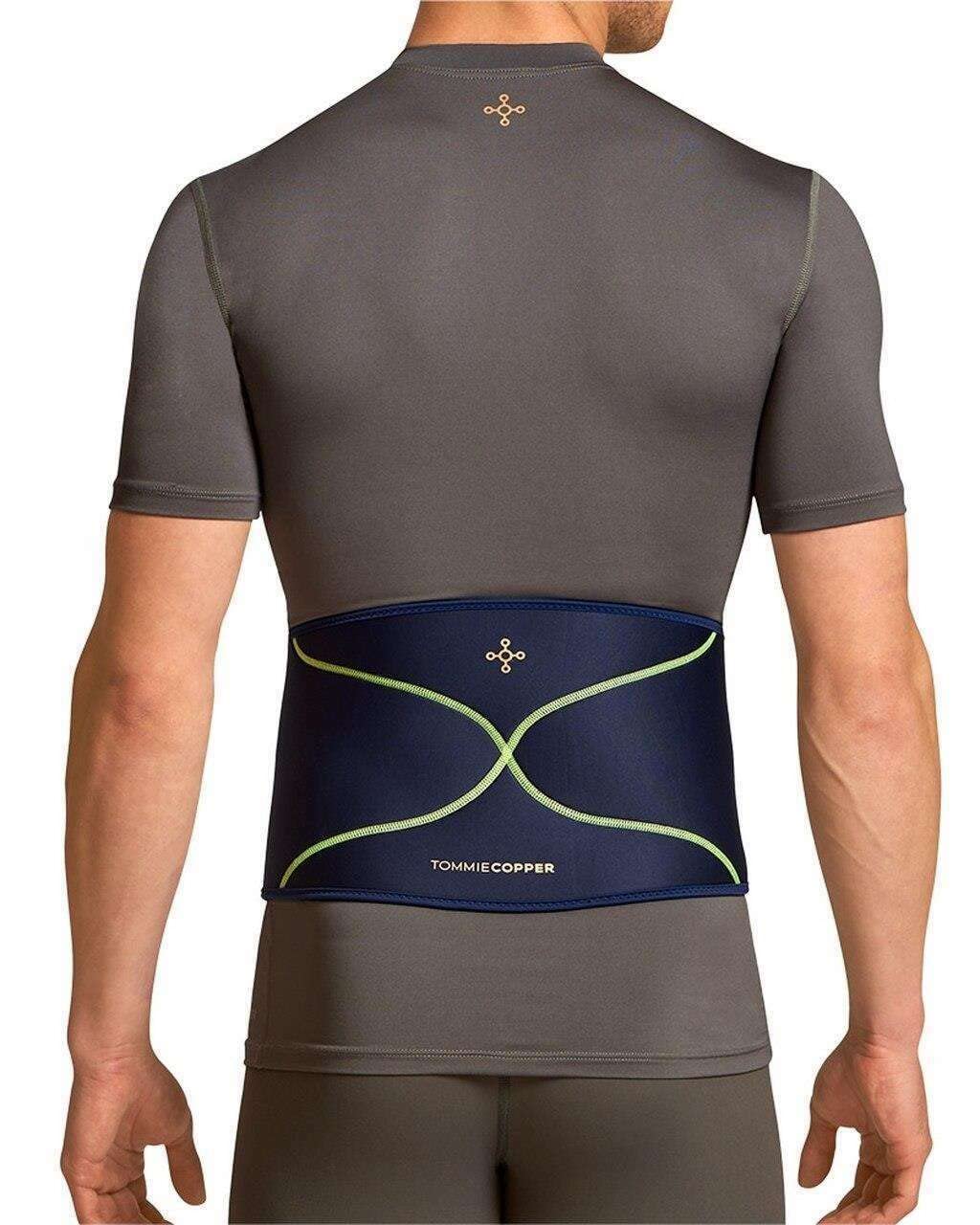 Tommie Copper Back Brace & Posture Corrector for Men - Breathable, Sweat-Wicking Compression Support for Back Pain Relief & Muscle Support - Ideal for Work, Sports & Daily Activities