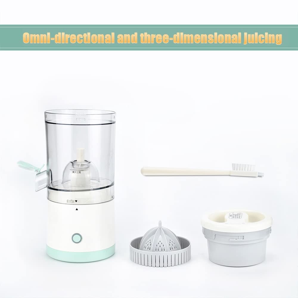 SRLIWHITE 45W Portable Electric Juicer - USB Rechargeable Multifunctional Mini Juicer Cup for Fruits & Vegetables - Perfect for Home, Office & Travel - (White)