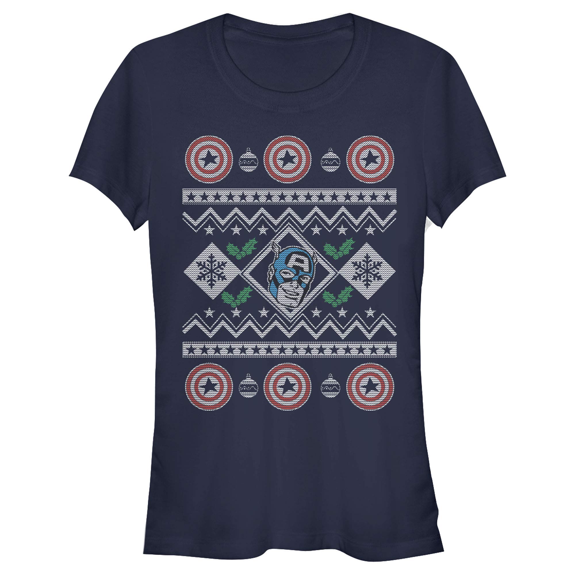 Marvel Captain America Ugly Christmas Sweater for Kids - Fun Holiday Party Outfit & Festive Gift Idea