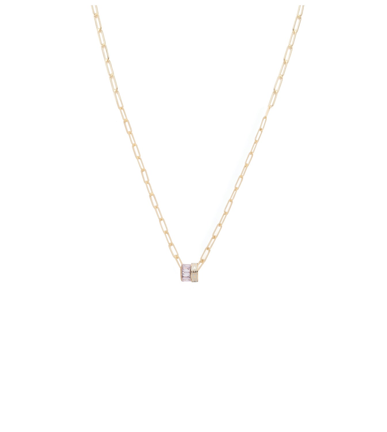 Amate Love Heartbeat Super Fine Clip Chain Necklace - Dainty Gold/Silver Necklace for Women, Perfect for Valentine's Day Gifts, Anniversary & Romantic Date Nights
