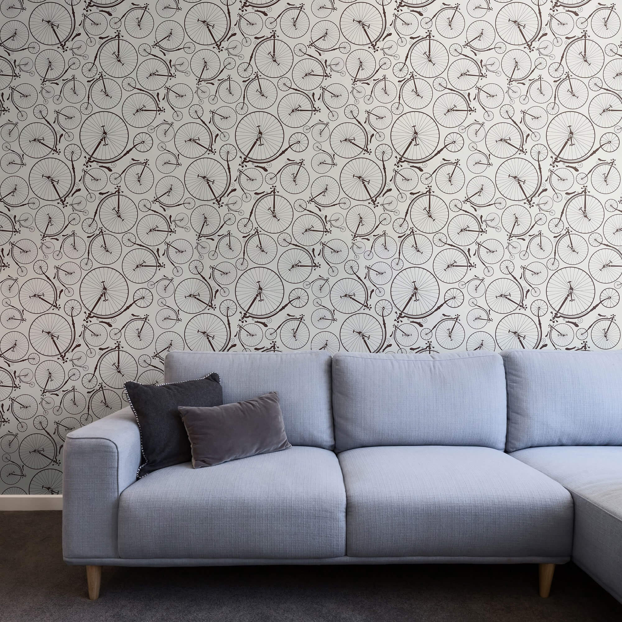 Black and White Geometric Peel and Stick Removable Wallpaper - Self-Adhesive Decorative Wall Covering for Bedroom, Living Room & Office Decor