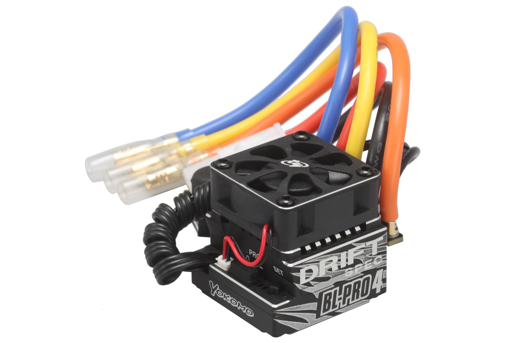 Yokomo Drift Spec BL-PRO4D Brushless Electronic Speed Controller (ESC) for RC Drift Cars - Perfect for Competitive Racing and Drift Tuning