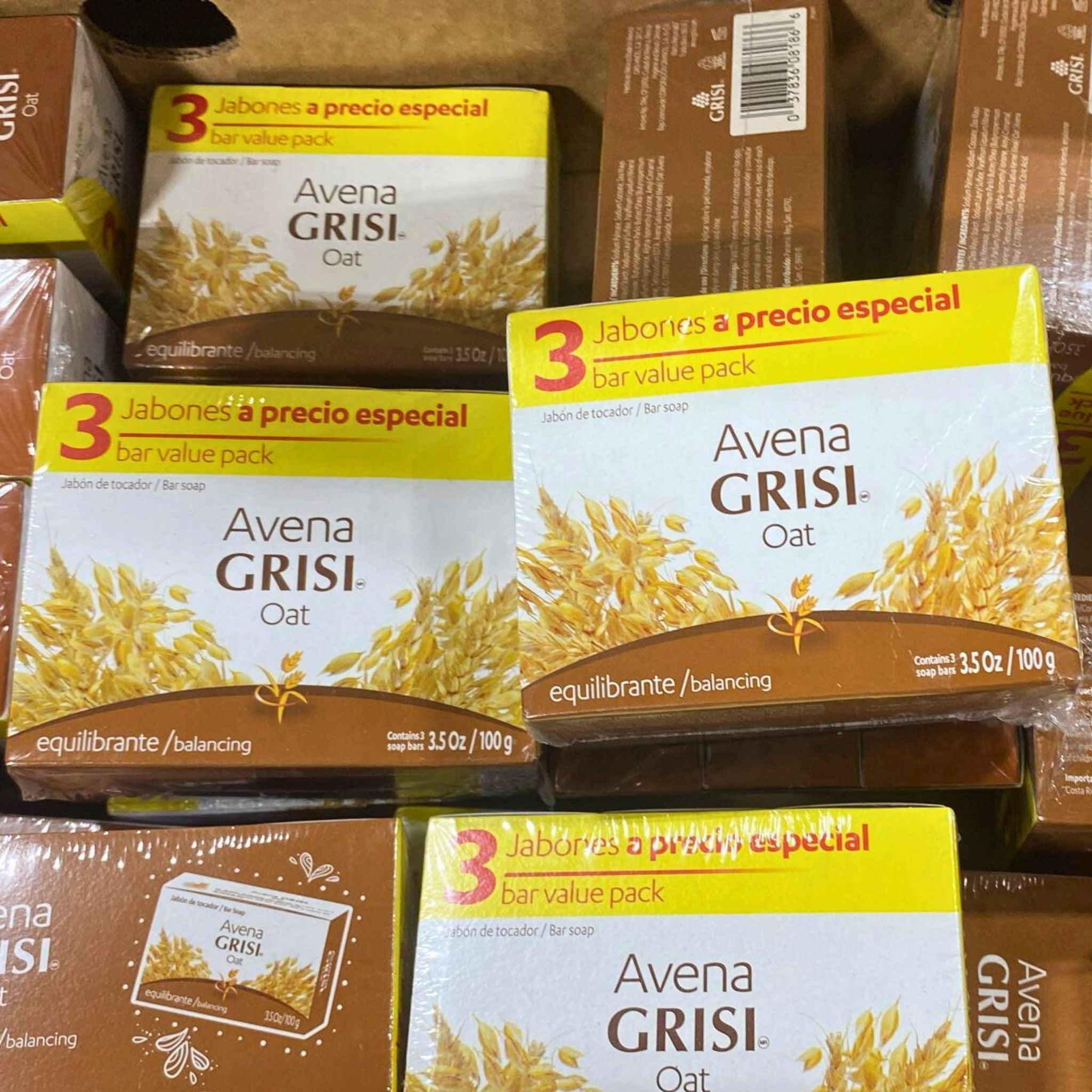 Grisi Oatmeal Soap 3.5 oz (20-Piece Value Pack) - Natural Skin Care for Dry & Sensitive Skin - Perfect for Bath, Shower & Gift Sets