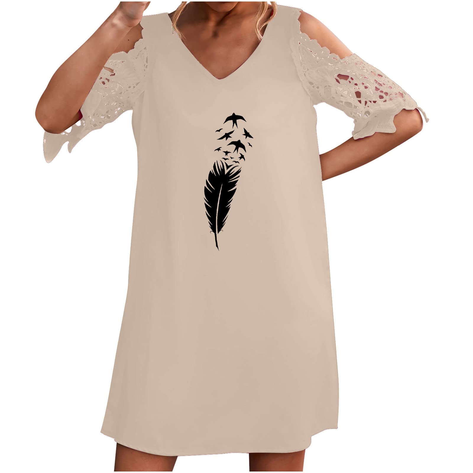 Elegant Floral Print Summer Dresses for Women - Sleeveless Loose Fit Beach Sundress | Wedding Guest Outfit, Casual Wear & Vacation Dress