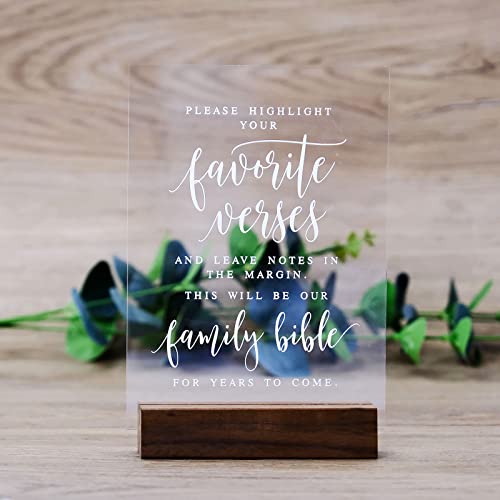 Wedding Bible Guestbook