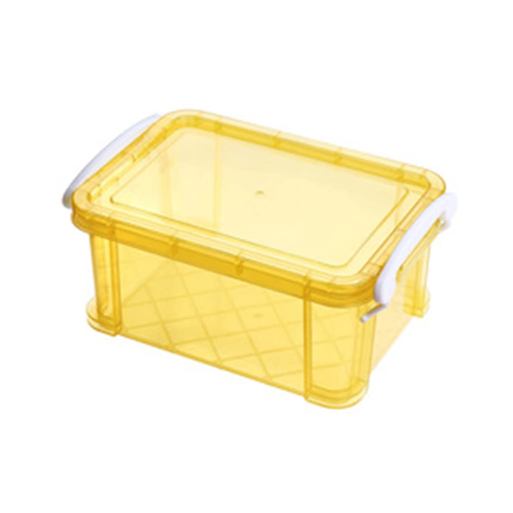 Sturdy Plastic Storage Box with Handle for Adults - Perfect for Organizing Toys, Clothes, and Home Office Supplies