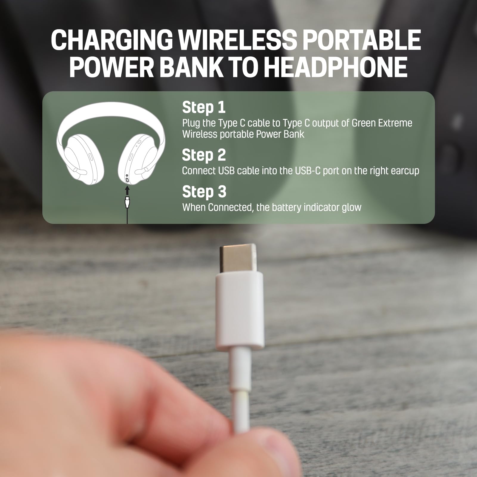 Bose Ultra Open Earbuds with OpenAudio Technology - Wireless Open Ear Headphones, 48H Battery Life, White Smoke & Green Portable Charger - Perfect for Running, Cycling, and Outdoor Activities