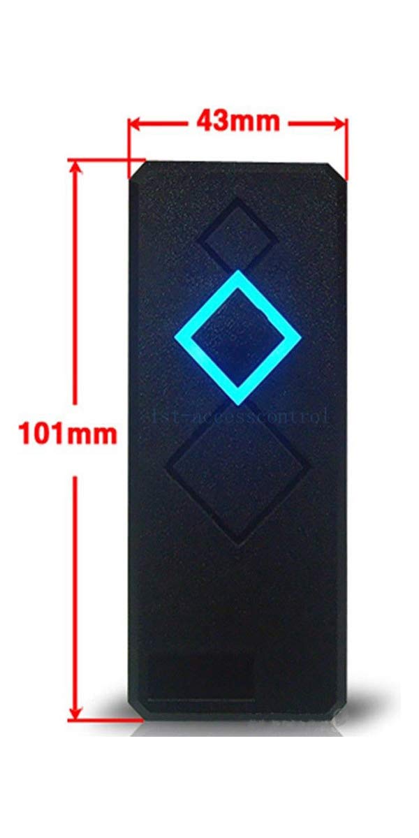 4 Door Access Control System with 600lbs Magnetic Lock - RFID Reader, Key Fob & Phone APP Remote Access - Secure Entry for Offices, Warehouses & Smart Homes (110V Power Supply, Exit Button, USB Reader Included)