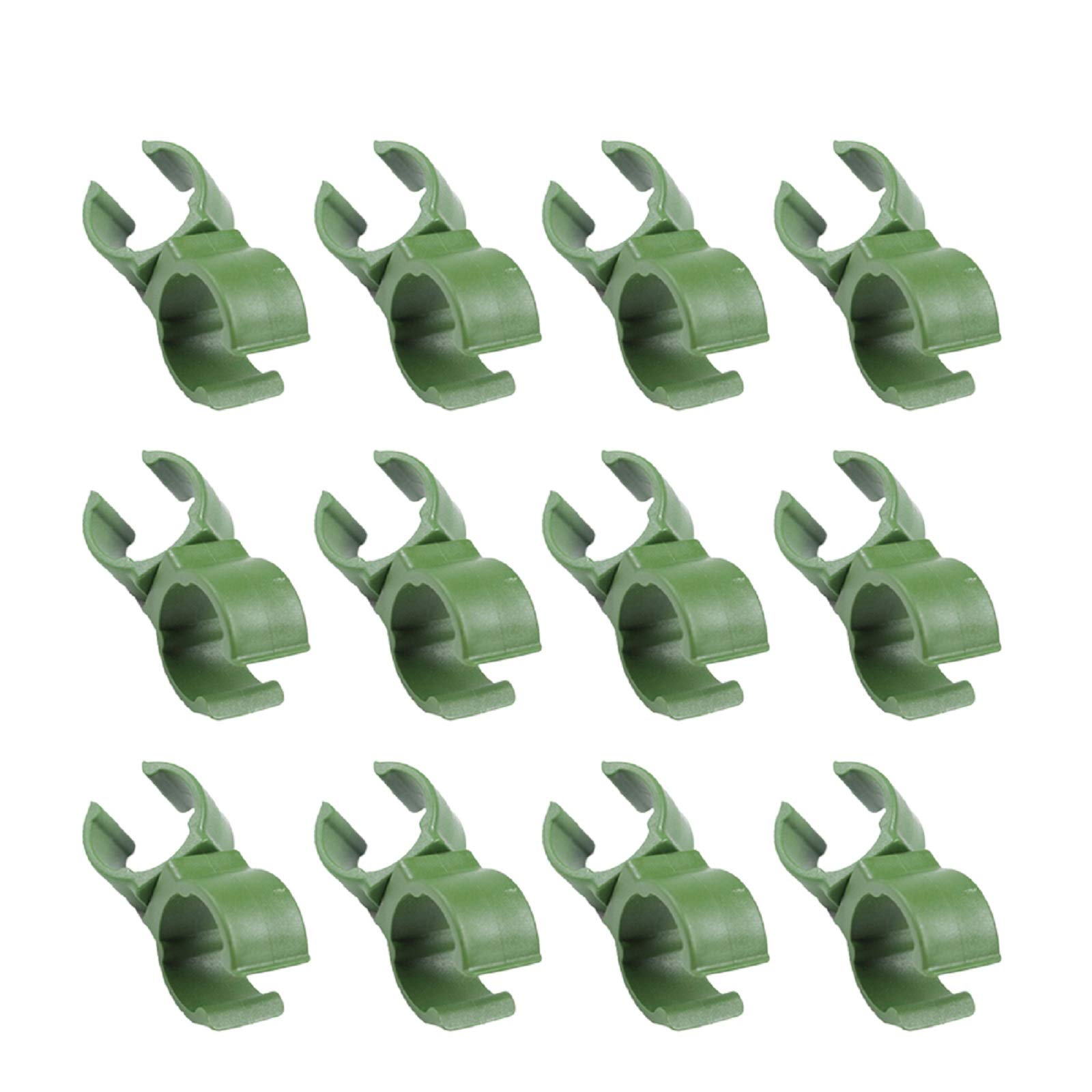 24 PCS Universal Garden Plant Trellis Clips - Adjustable Rotatable Plastic Connectors for Climbing Plants, Greenhouse & Orchard Support - Ideal for Vine Training, Tomato Cages & Plant Stakes (0.314 inch)