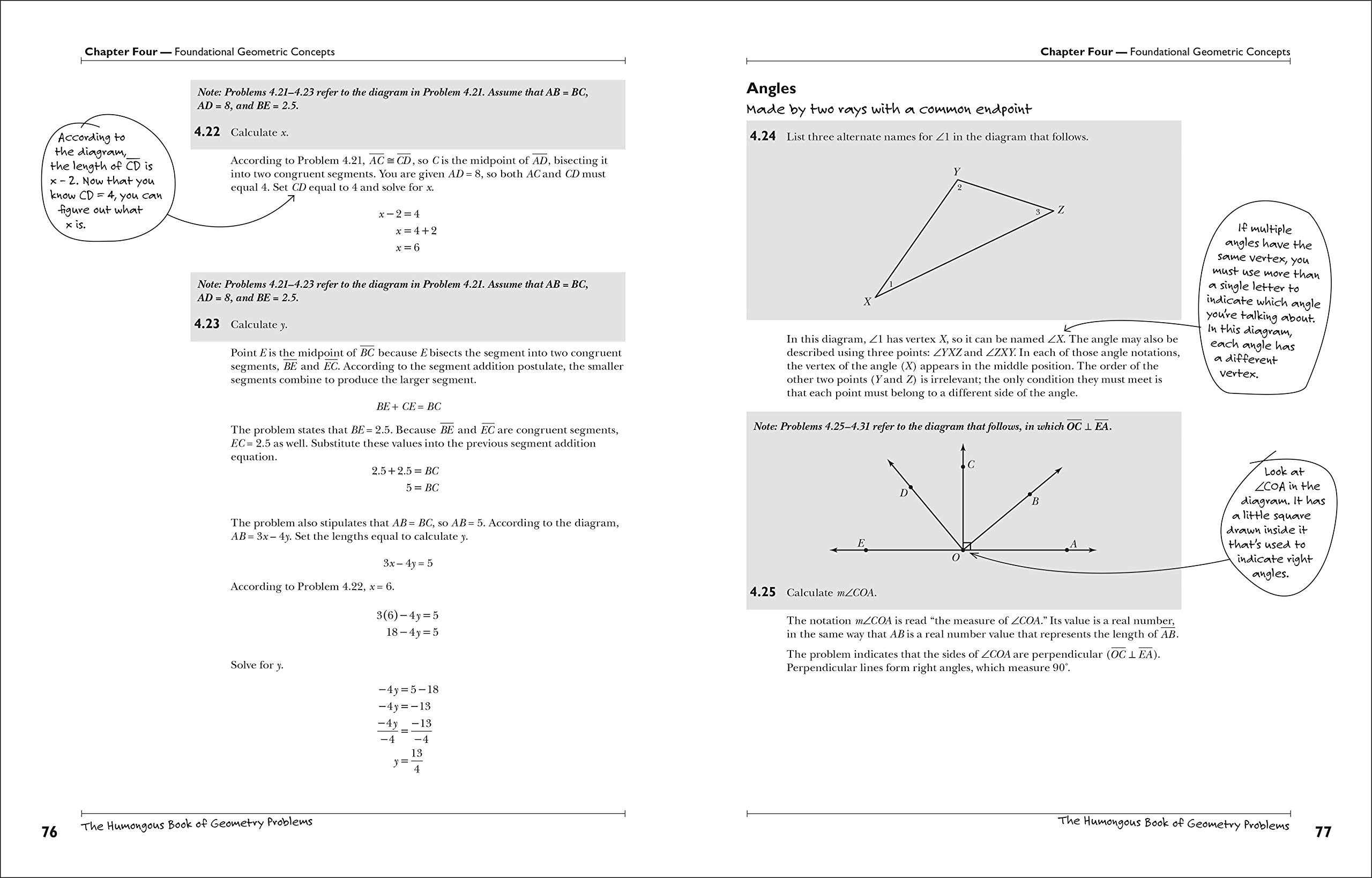 The Humongous Book of Geometry Problems - 1000+ Math Exercises with Solutions | Perfect for High School & College Students, Homeschooling & Self-Study | Humongous Books Series