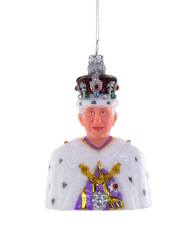 King Charles Ornament - Elegant Royal Decor for Home, Office & Gifts | Perfect for Christmas, Weddings & Royalty-Themed Parties