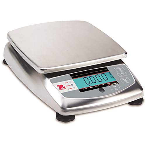 Ohaus FD Portion Control Digital Scale - 6kg Capacity x 0.001kg Precision - 120V AC - Perfect for Commercial Kitchens, Bakeries & Food Packaging