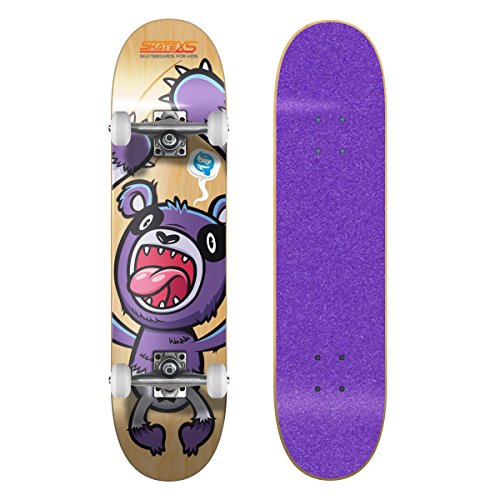 Purple Grip Tape / White Wheels