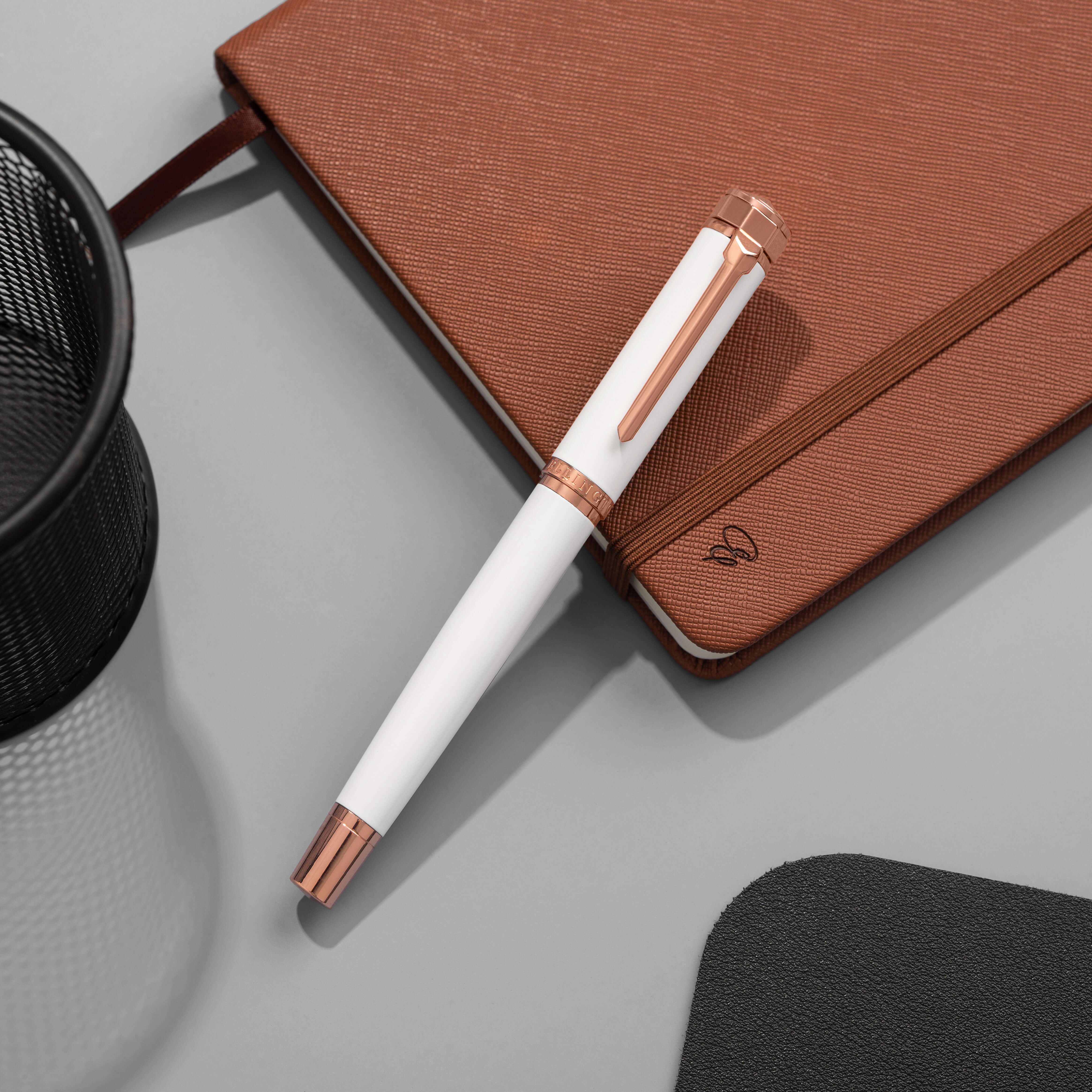 Alpine Rose Journal and Pen Gift Set - Elegant Writing Notebook with Pen for Women, Perfect for Journaling, Note Taking & Gift Giving - Home, Office & Travel Use