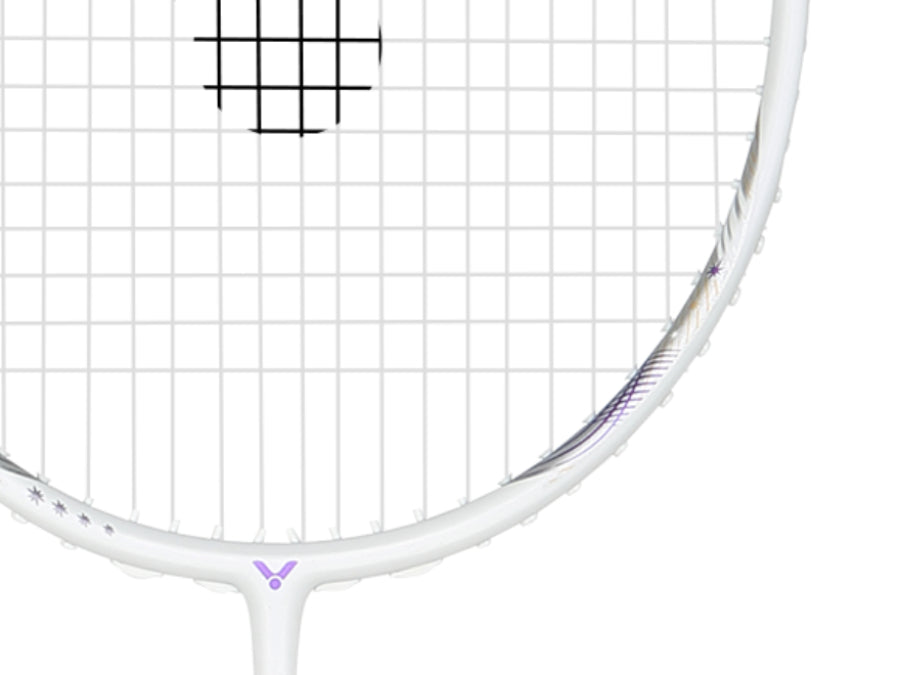 Victor Thruster TTY Tai Tzu Ying Signature Badminton Racket - Professional Carbon Fiber Badminton Racket for Smash & Control - Perfect for Competitive Play & Training Sessions