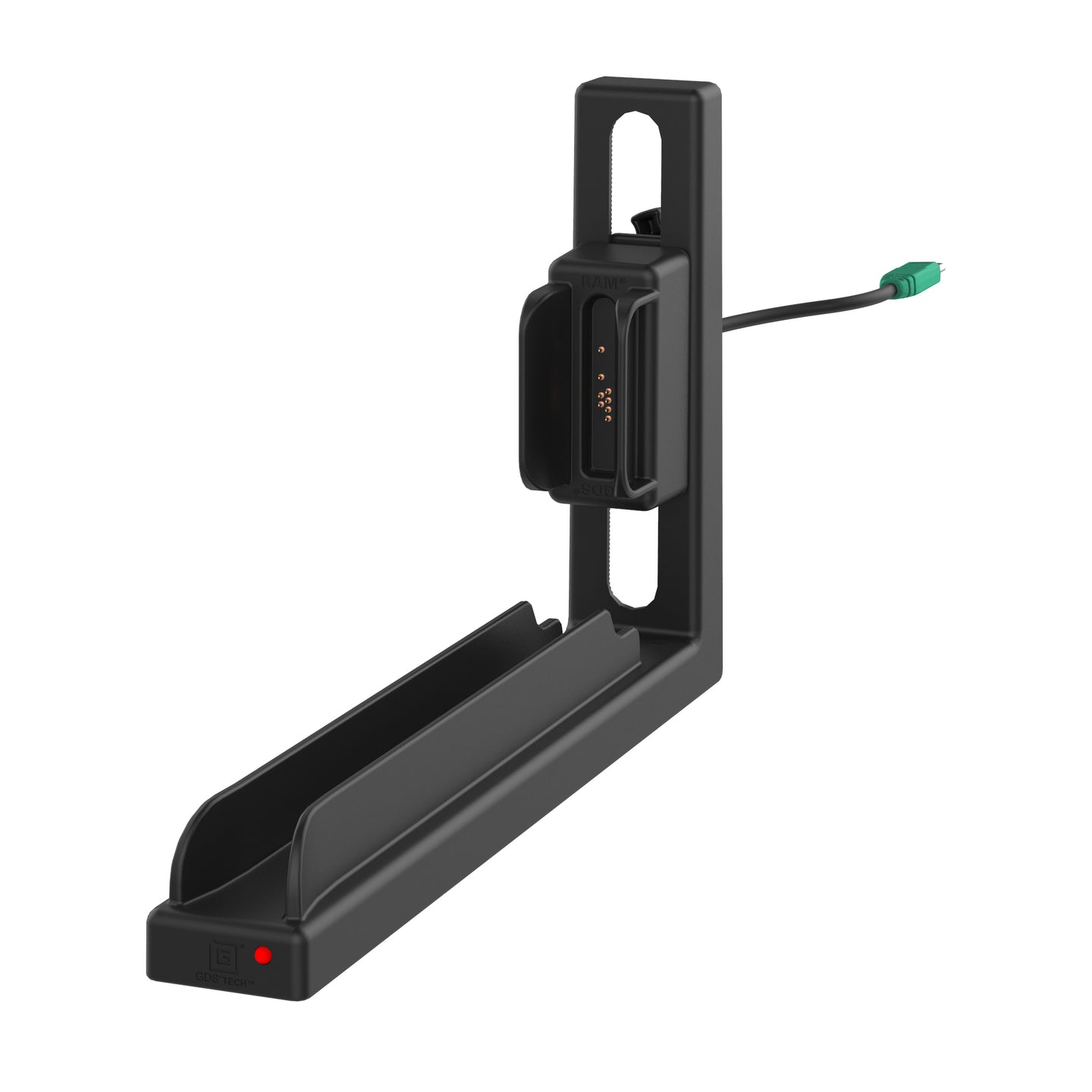 GDS® Slide Dock™ with Power Delivery & Drill Down Base - Universal Laptop Stand with USB-C Charging (RAM GDS DOCK G7 8 NGU) - Perfect for Home Office, Gaming & Workspace Setup