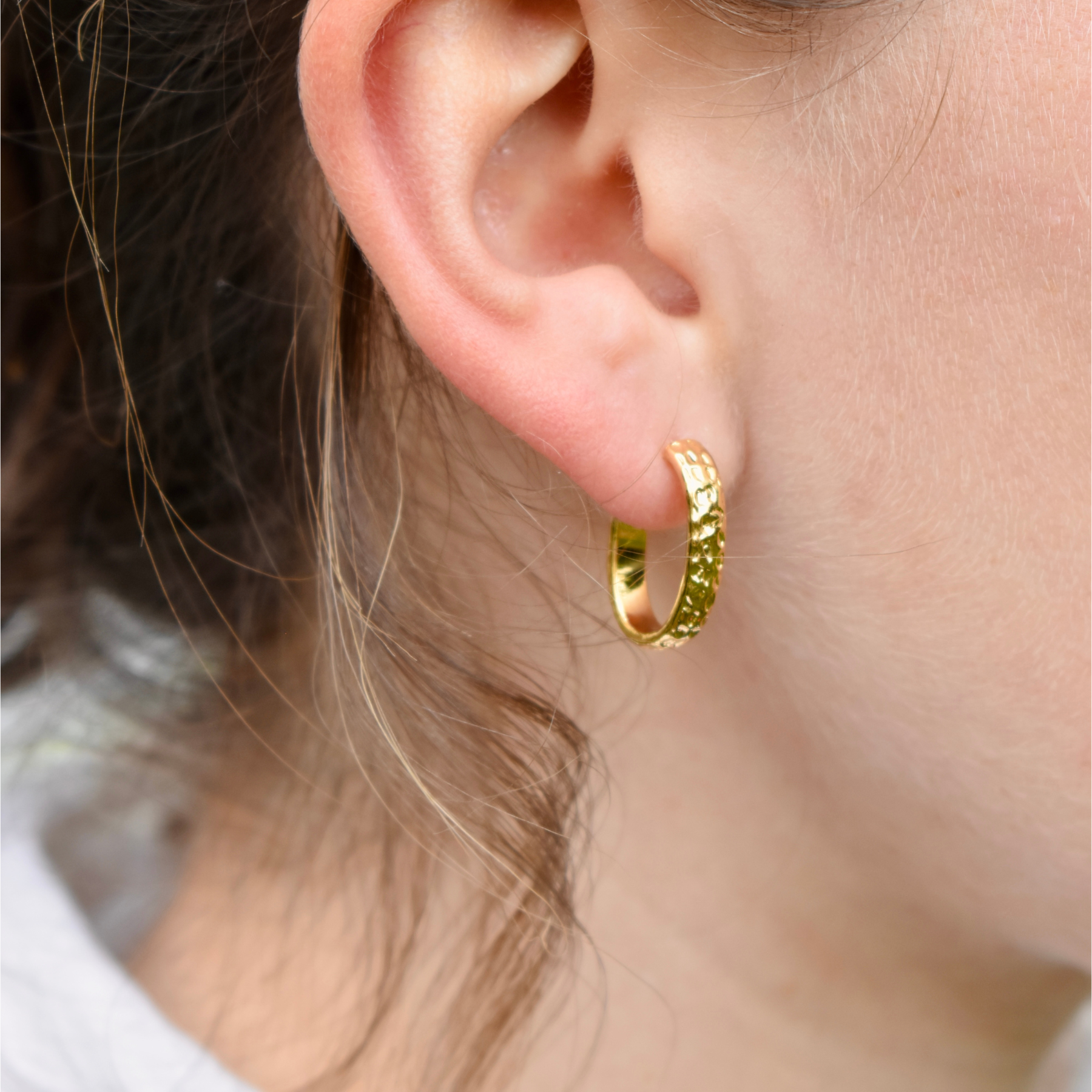 Golden Oval Creole Earrings - Elegant & Timeless Jewelry for Women | Perfect for Parties, Weddings & Everyday Wear