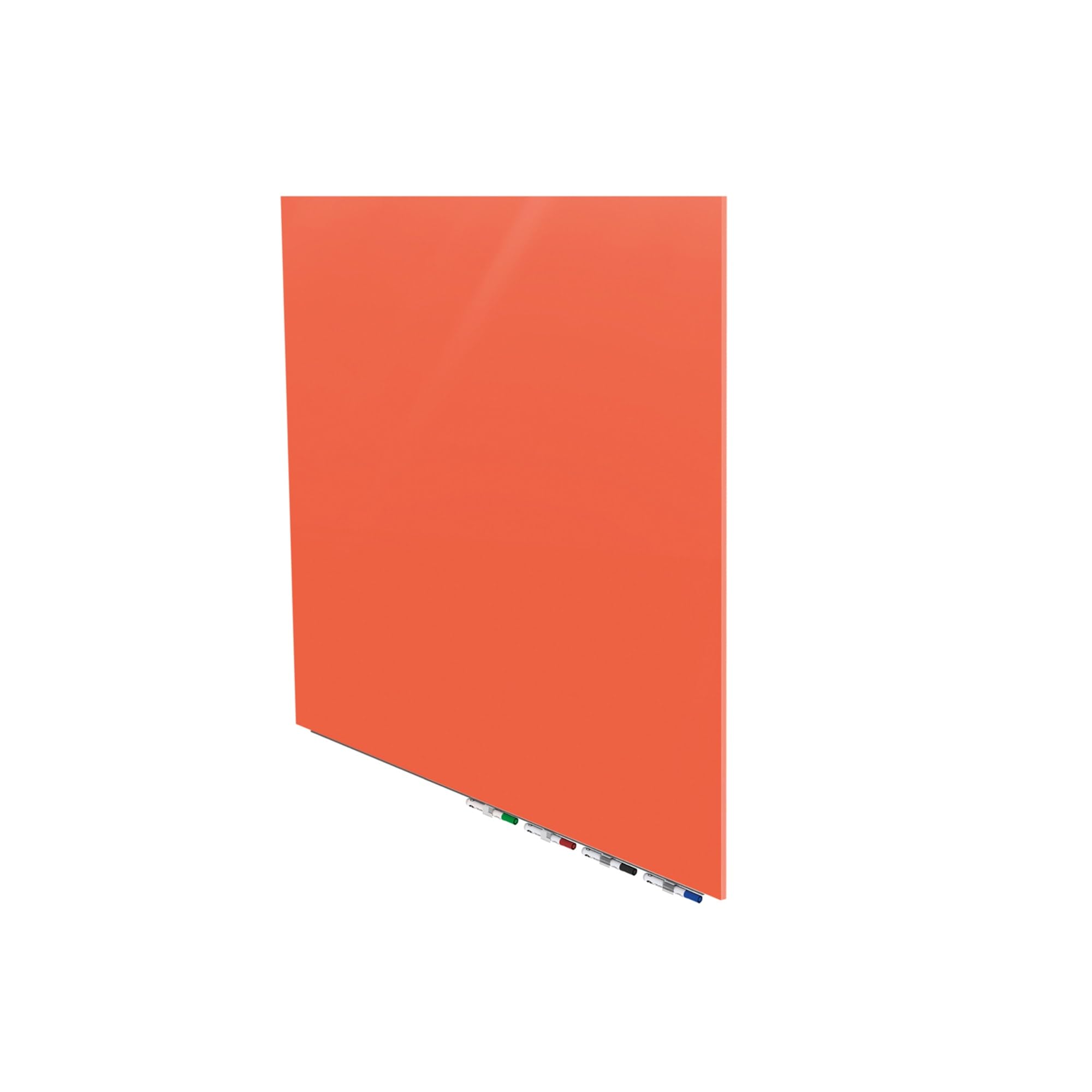 Aria 4'x5' Magnetic Glass Whiteboard - Low Profile 1/4