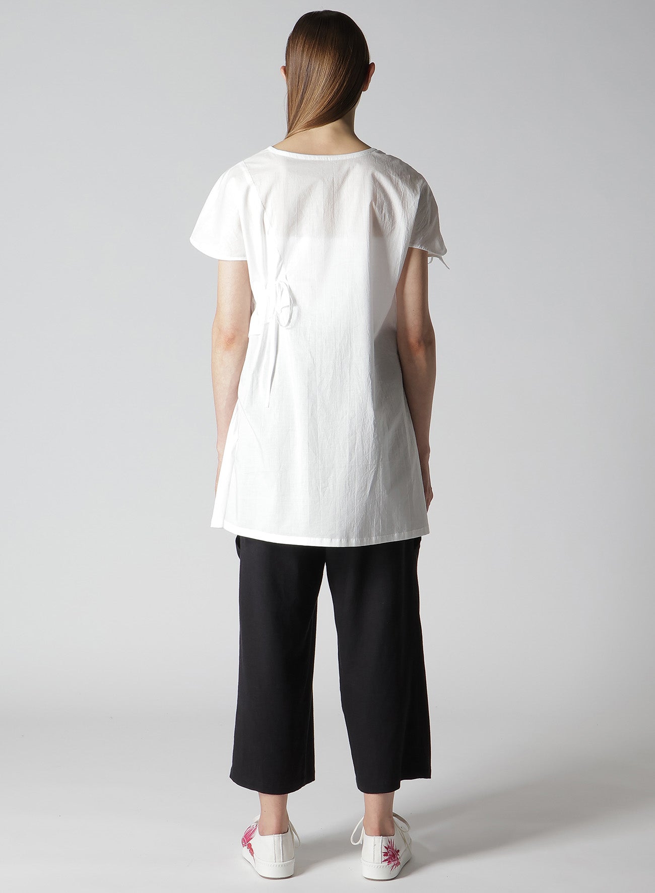 Soft Cotton Lawn Shirring Pullover Women's Casual Top | Breathable & Comfortable Summer Blouse for Outdoors, Beach, and Everyday Wear