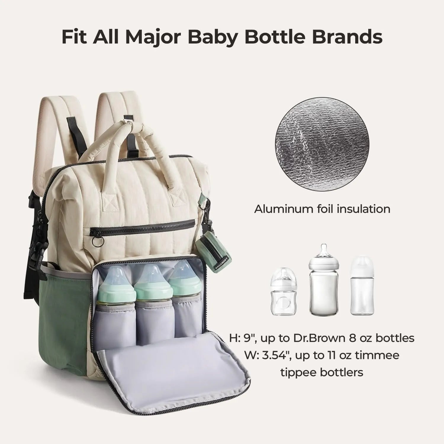 Paz 25L Waterproof Diaper Backpack for Baby Essentials - Perfect for Travel, Daycare & Parenting On-the-Go