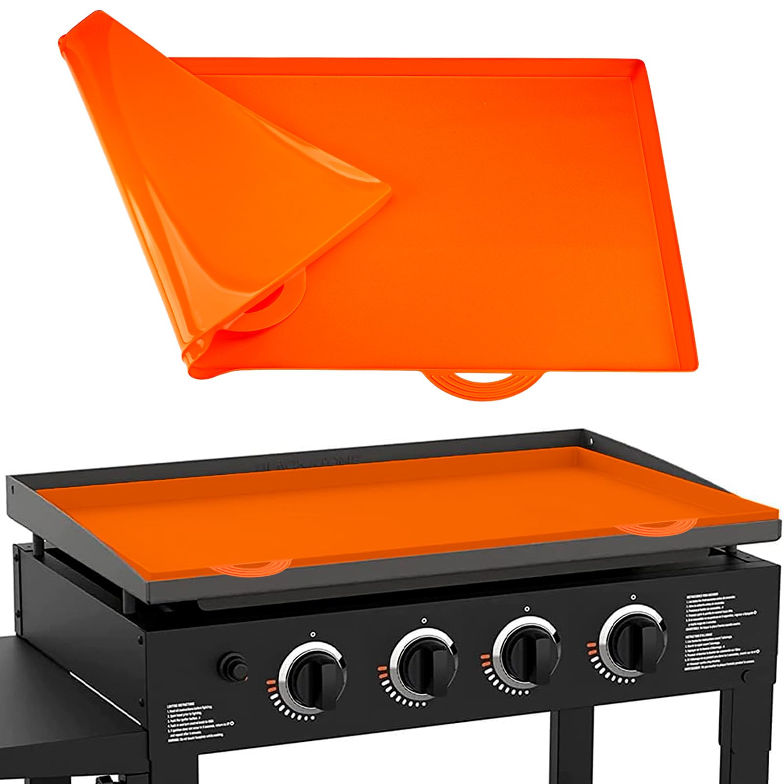 **36 Inch Blackstone Griddle Cover - Heavy Duty Food Grade Silicone Griddle Mat for Grill Top - Outdoor Cooking Accessories to Protect from Dirt & Rust - Perfect for BBQs, Camping & Backyard Grilling**