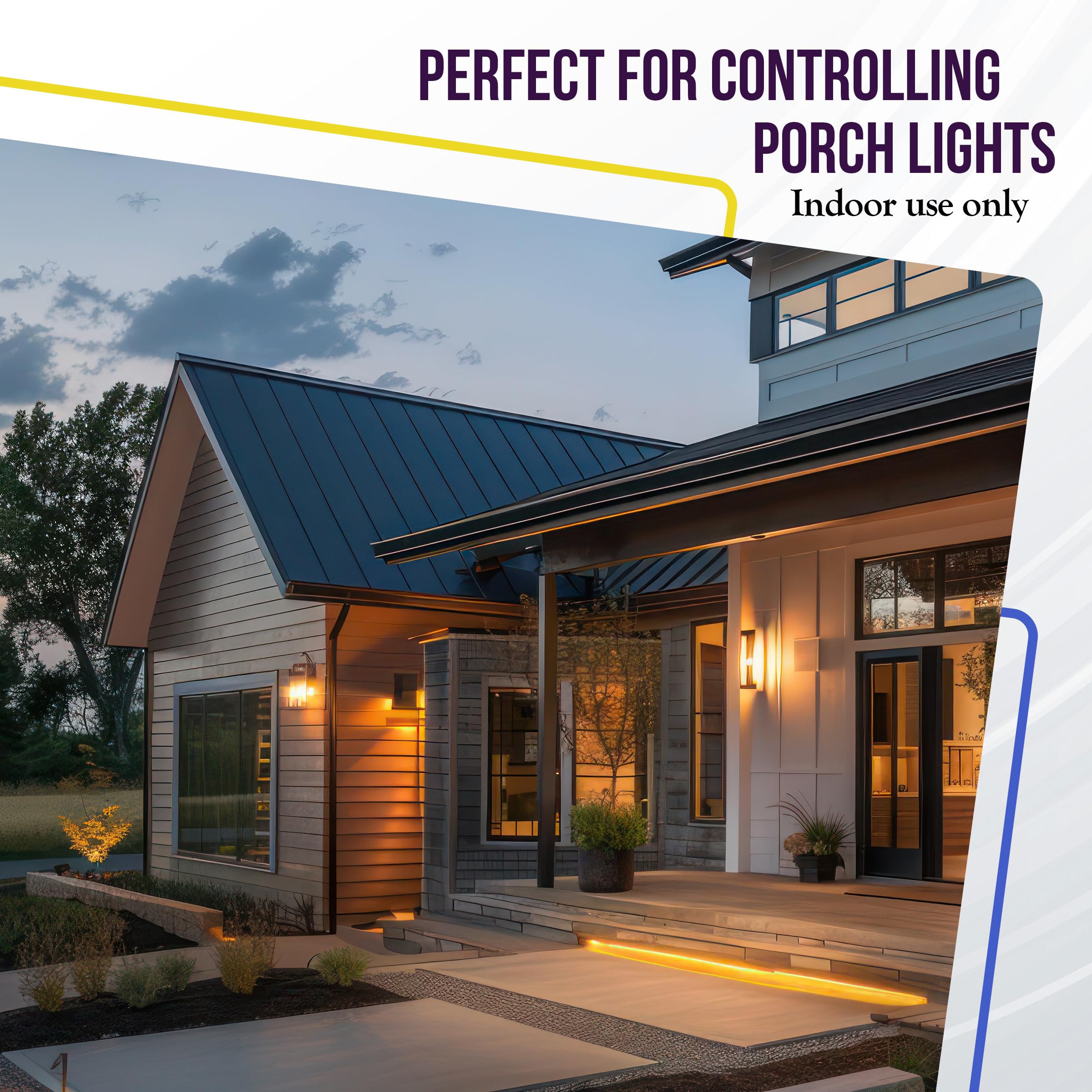 Enerlites 7-Day Digital Programmable Timer Switch for Lights, Fans & Motors - Single Pole, Neutral Wire Required, 18 ON/Off Settings with Blue Backlight - HET01 White (4-Pack) - Perfect for Home Automation, Energy Savings & Vacation Lighting Control