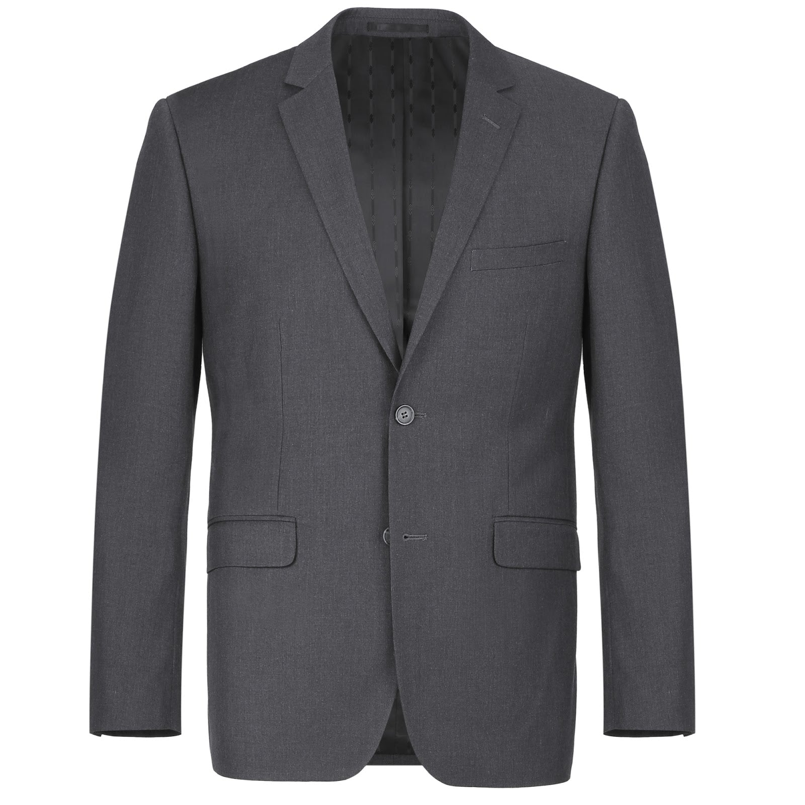 Alessandro Vitello by Renoir Classic Fit Single Breasted 2-Button Suit Set - Premium 2-Piece Men's Business Suit for Weddings, Office & Formal Events