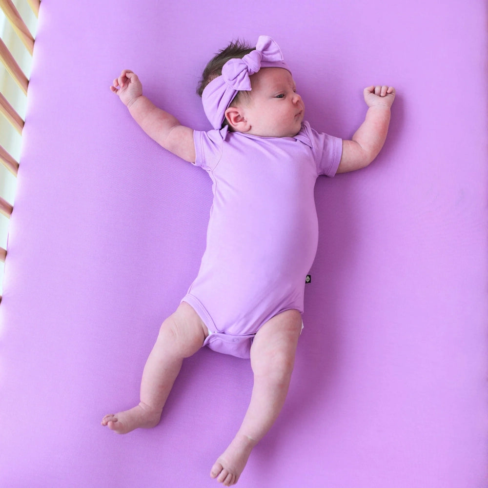 Kyte Baby Short Sleeve Organic Cotton Bodysuit - Soft Baby Onesie for Boys & Girls | Perfect for Playtime, Daycare & Summer Outfits