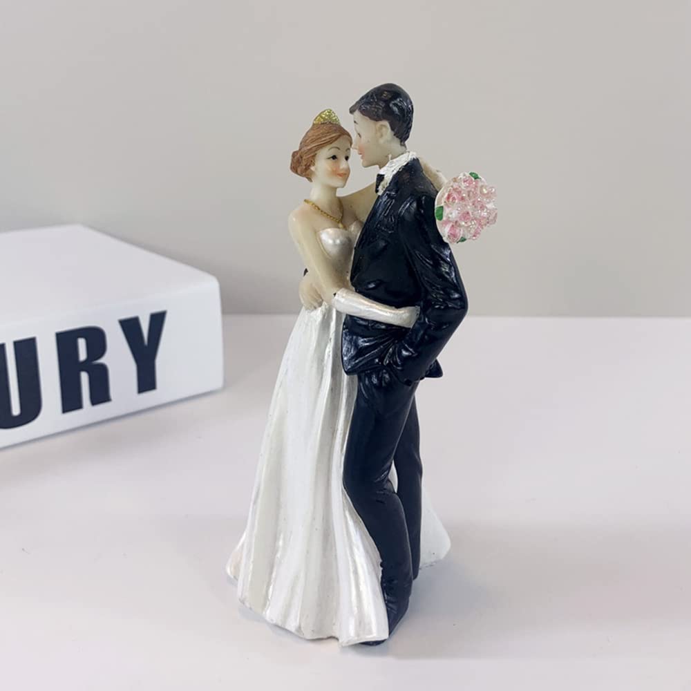 Custom Mr & Mrs Wedding Cake Topper - Anime Couple Bride & Groom Cake Decoration for Weddings, Anniversaries & Christmas Celebrations | Personalized Cake Decor for Special Occasions