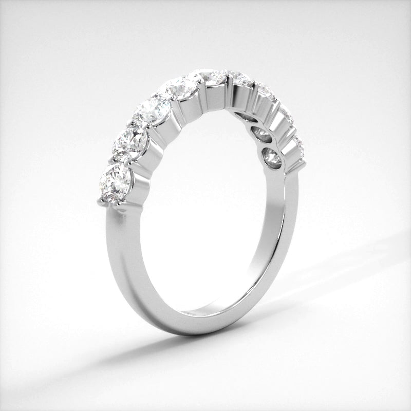 1.04 Carat Round Diamond Wedding Band for Women - Elegant & Timeless Bridal Ring for Engagement, Anniversary & Special Occasions