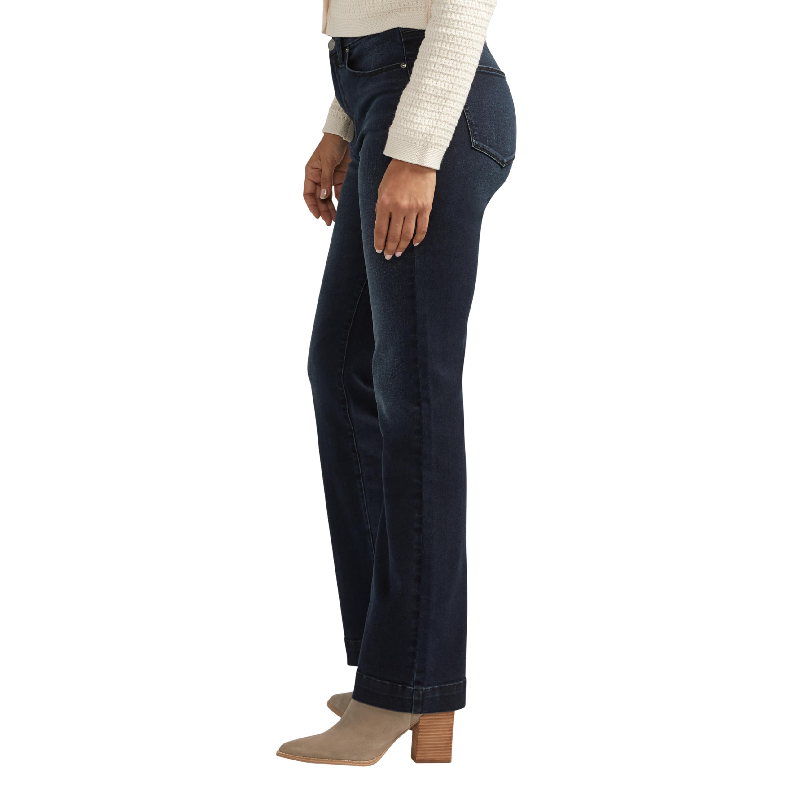 JAG Women's Phoebe High Rise Bootcut Jeans - Stretch Denim Pants for Casual & Work Outfits | Perfect for Office, Date Night & Everyday Wear