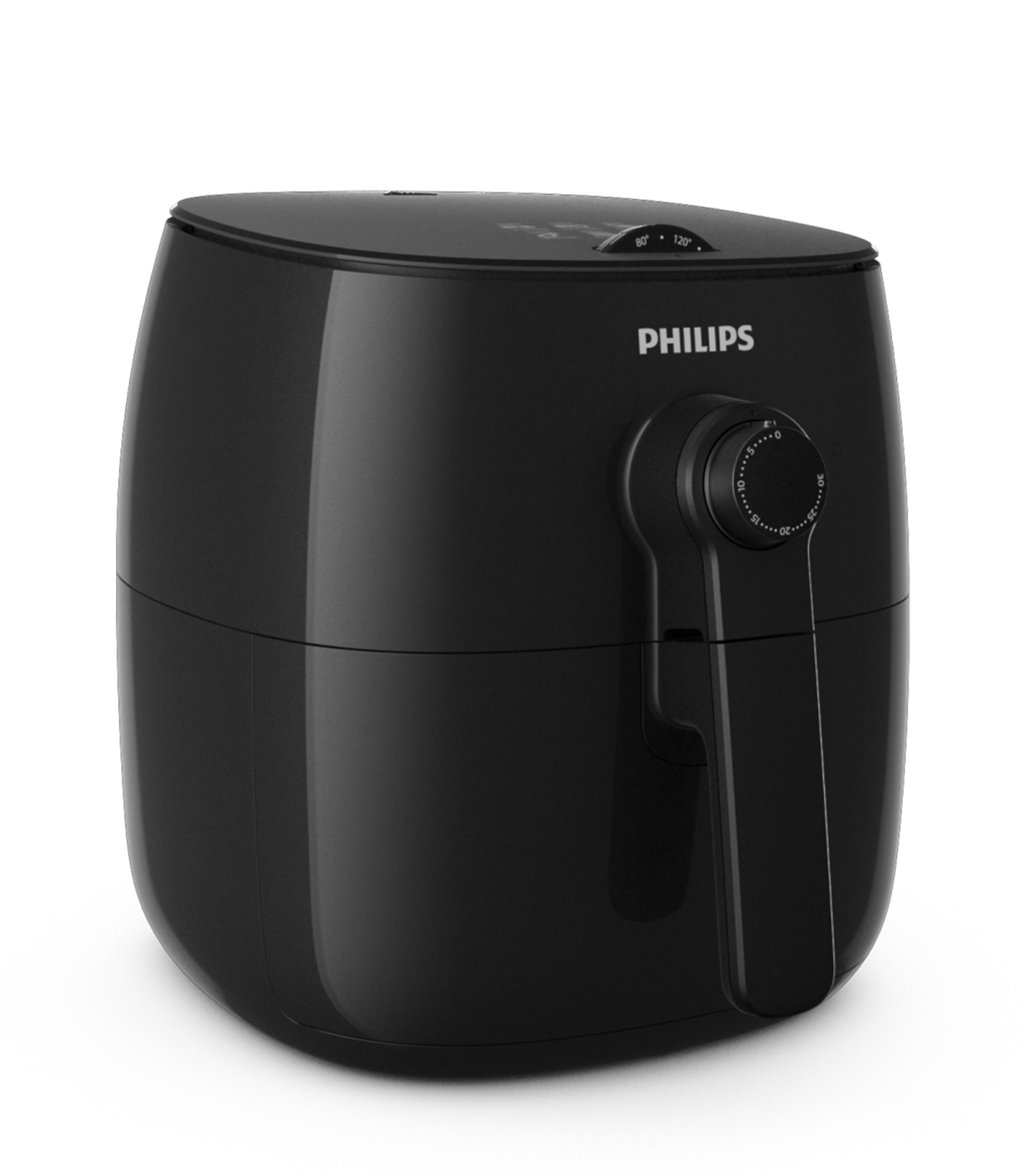 Philips TurboStar Technology Air Fryer with Analog Interface - Healthy Oil-Free Cooking for French Fries, Chicken Wings & More - Perfect for Home Kitchen & Small Families