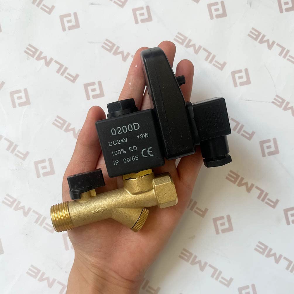 Sullair Air Compressor 24VDC Electric Drain Valve - Replacement Part for Industrial Air Systems | Perfect for Workshop, Garage & Manufacturing Facilities