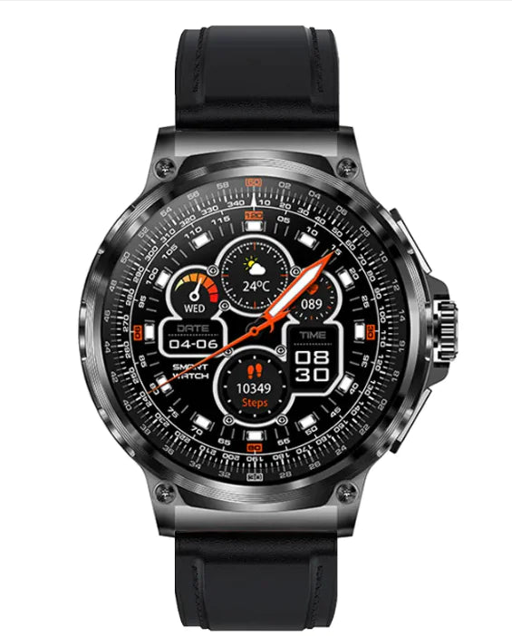 Bluetooth Multi-Sport Smartwatch with Heart Rate & SpO2 Monitoring - Fitness Tracker for Running, Cycling & Swimming - Perfect for Athletes & Outdoor Enthusiasts