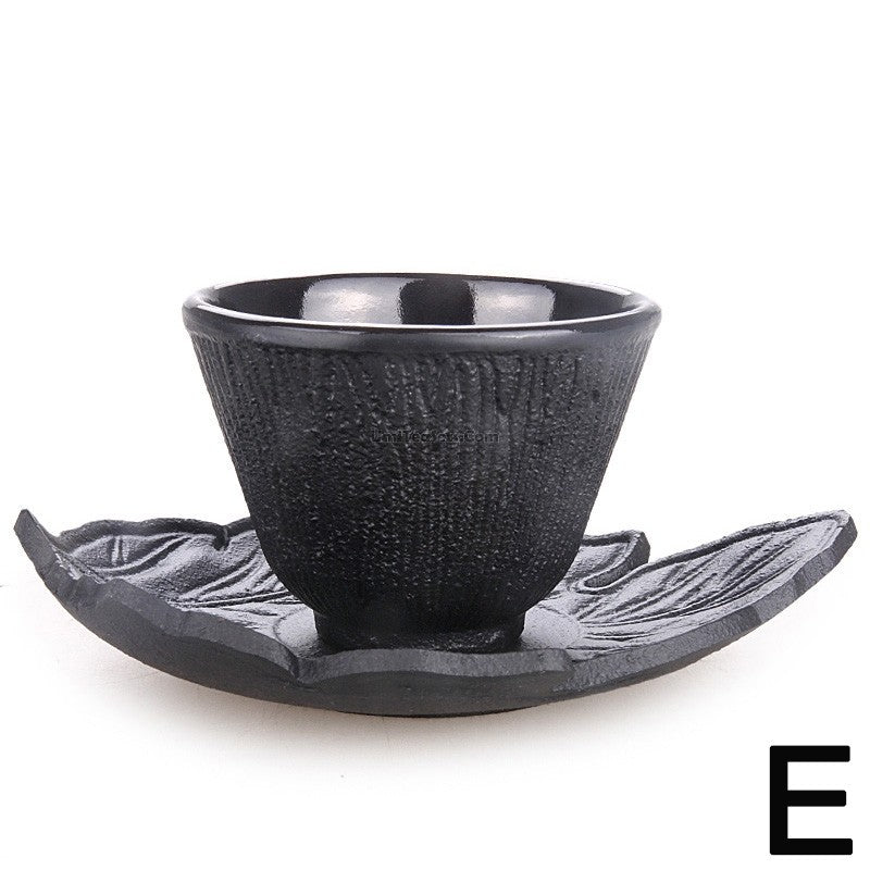 Authentic Japanese Samurai Hobnail Cast Iron Tea Cup - Handcrafted Traditional Iron Teacup for Matcha, Sencha & Hot Tea - Perfect for Tea Ceremonies, Home Decor & Unique Gifts
