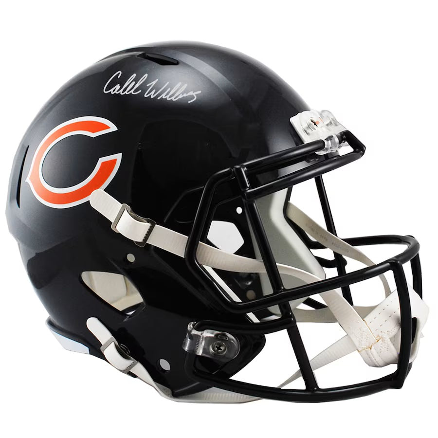 Caleb Williams Autographed Chicago Bears Full Size Replica Speed Helmet - Limited Edition Collectible for NFL Fans, Home Decor & Sports Memorabilia Display