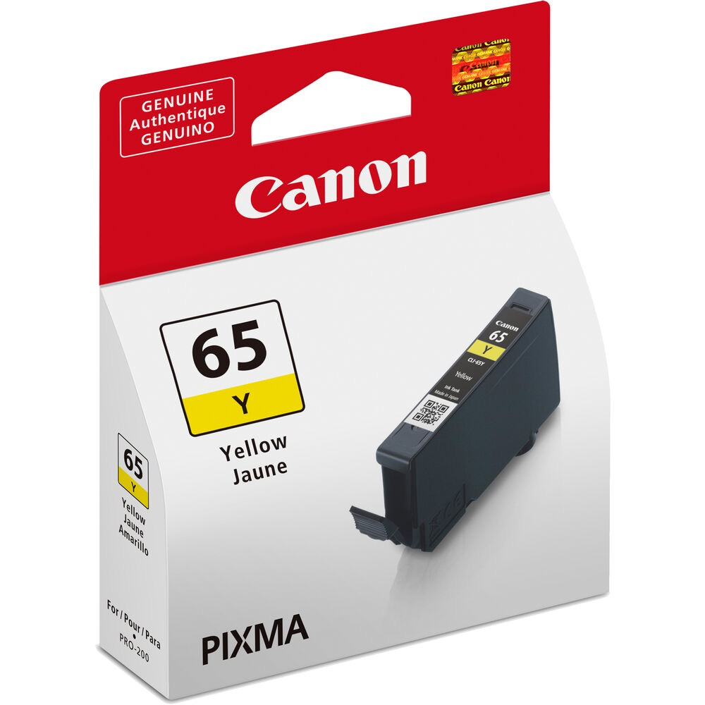Canon CLI-65 Yellow Ink Cartridge - High-Quality Replacement for Canon Printers | Perfect for Home, Office & Photo Printing