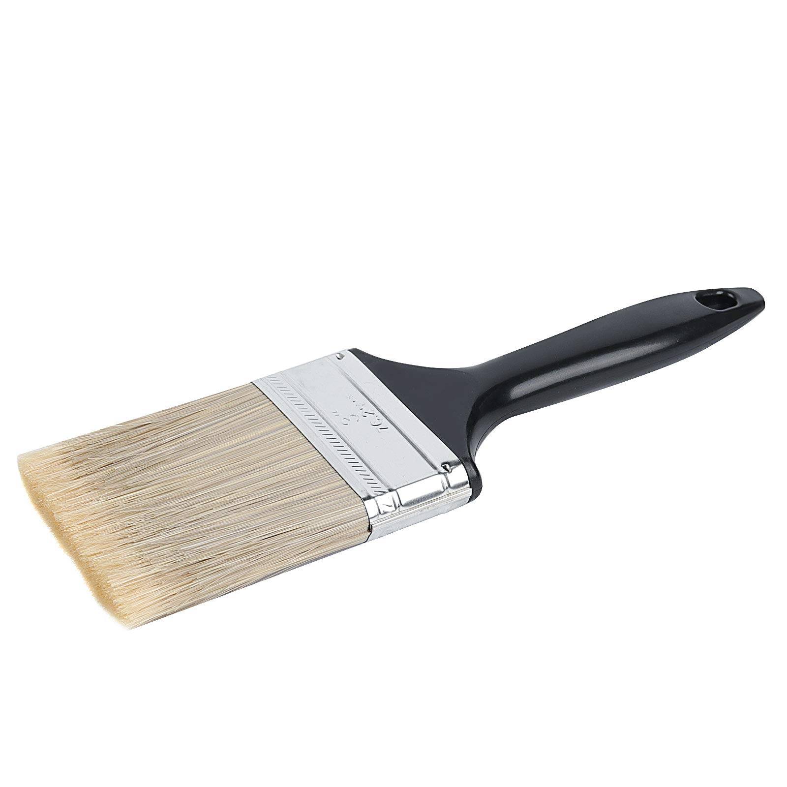 ZOENHOU 16-Piece 3 Inch Professional Paint Brush Set - Bulk Paint Brushes with Treated Plastic Handle for DIY Painting, Home Improvement, Furniture Refinishing, Fence & Deck Staining, Wall Trim - Perfect for Artists, Contractors & Hobbyists