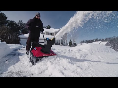 Toro 38475 Power Clear 518 Single Stage Electric Start Snow Thrower - Ideal for Clearing Driveways & Walkways in Winter