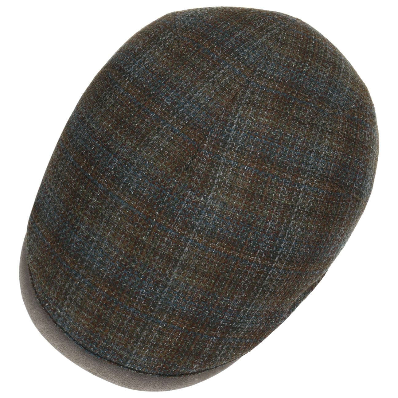 Mayser Marzio Check Zechbauer Flat Cap - Stylish Wool Men's Hat for Casual & Formal Wear | Perfect for Autumn, Winter & Outdoor Activities